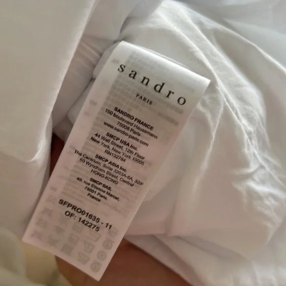 Sandro Belem Ruffle & Braid-Trim Short Dress - Picture 10 of 10